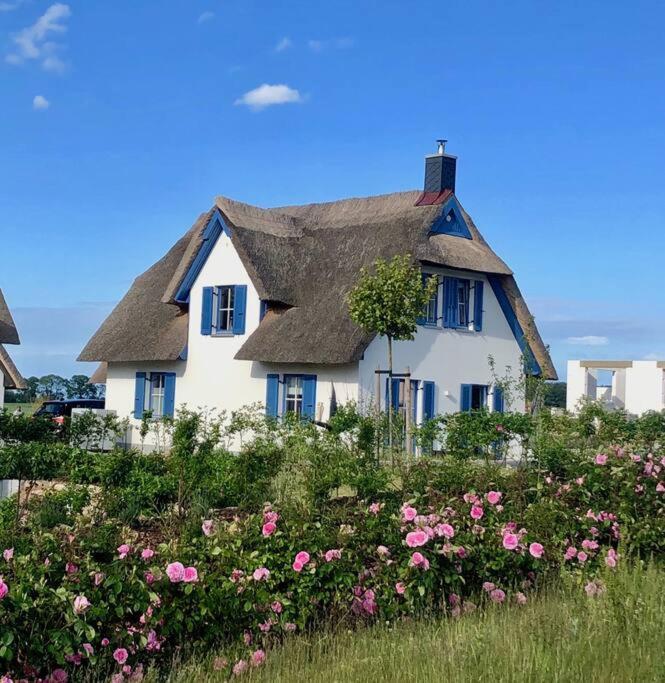 Reetdachhaus Seasons Mit Kamin & Sauna Groß Schwansee Екстериор снимка